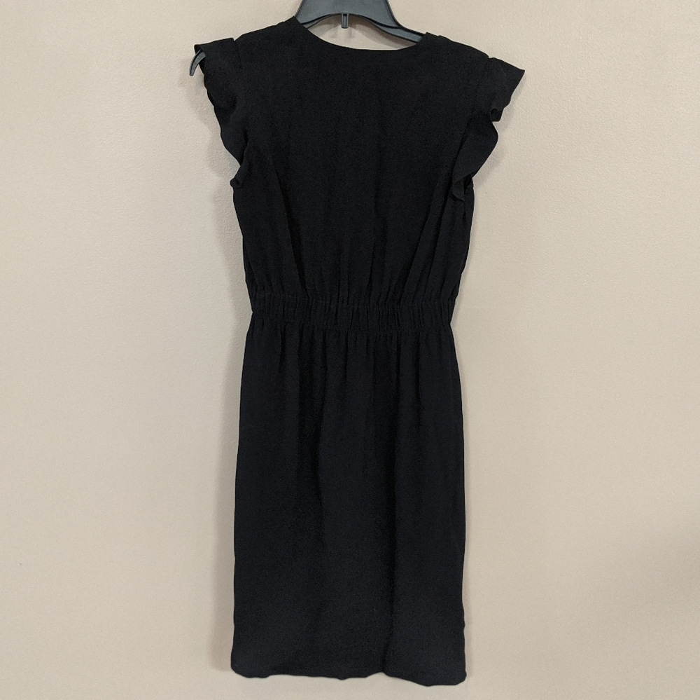 Kate Spade Black Dress Flutter Sleeve Dress - Picture 8 of 14
